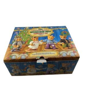 Cherished Teddies Nutcracker Suite Collector's Set - Blue and Brown